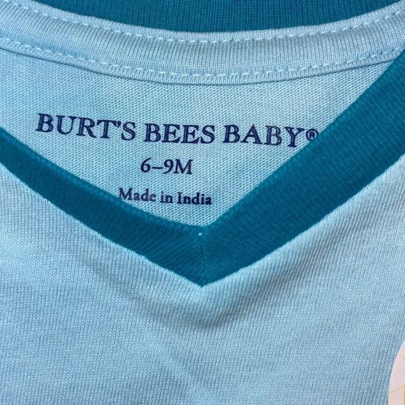 🆕Burt's Bees Baby Top size 6 - 9 months - Picture 3 of 3